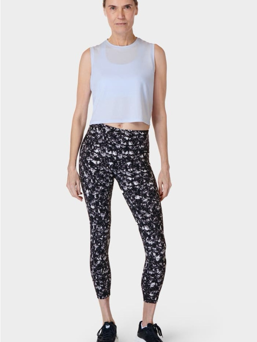 Sweaty Betty Power Hold 7/8 Gym Leggings Sz 6 🖤✨